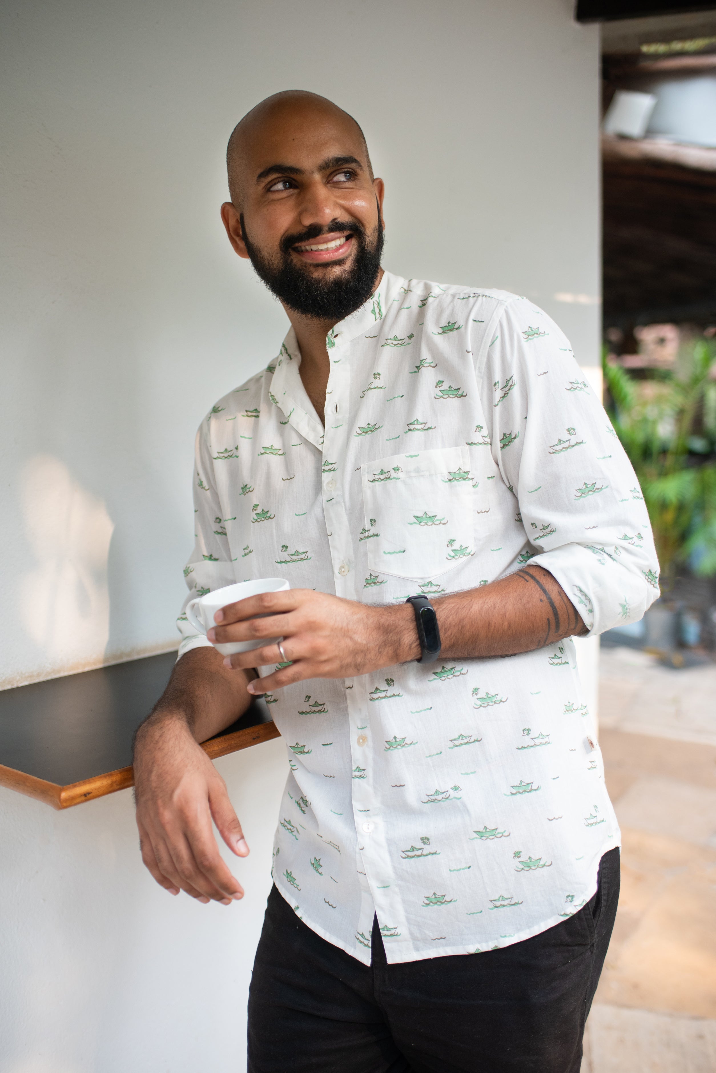 Boat Print Shirt – Paper Boat Collective, Goa
