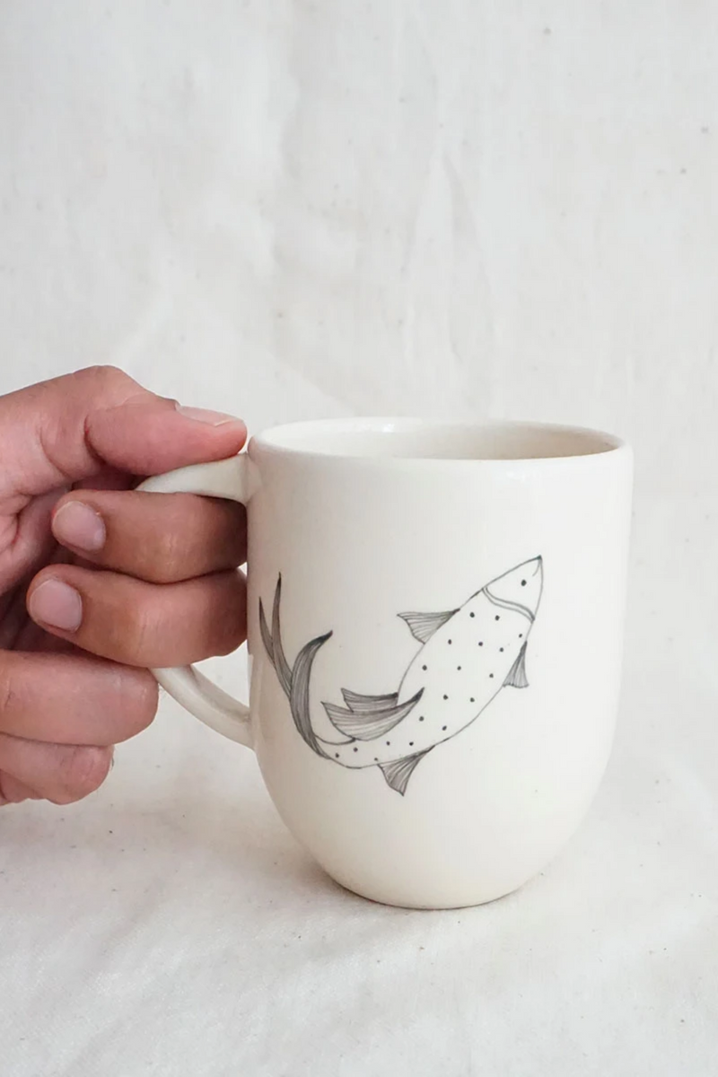 Koi Coffee Mugs (Set of 2) – Paper Boat Collective | Goa | Bangalore